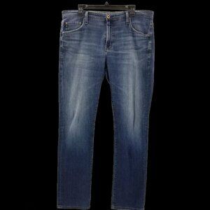 AG Adriano Goldschmied Men’s Everett Slim Faded Wash Blue Denim Jeans 38 x31